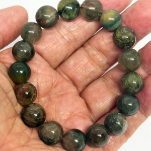 สร้อยข้อมือแก้วโป่งข่าม-12 มม. (12 mm. Phantom Quartz Bracelace)